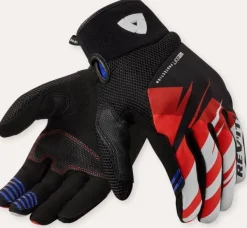 REV'IT Surge Gloves Black/Red> Motorhandschoenen
