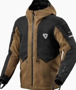 REV'IT Tectonic H2O Motorjas Black/Brown> Motorjassen