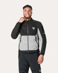 REV'IT Tectonic H2O Motorjas Black/Light Grey><noscript><img width=