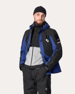 REV'IT Tectonic H2O Motorjas Black/Blue><noscript><img width=