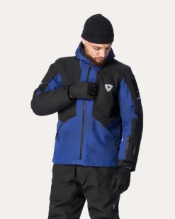 REV'IT Tectonic H2O Motorjas Black/Blue><noscript><img width=
