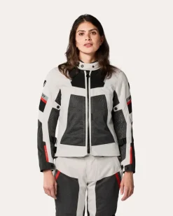 REV'IT Tornado 4 H2O Ladies Motorjas Silver/Black><noscript><img width=
