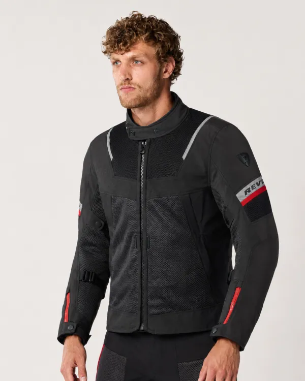 REV'IT Tornado 4 H2O Motorjas Black/Anthracite> Motorjassen