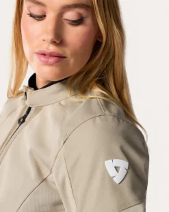 REV'IT Torque 3 H2O Ladies Motorjas Sand/White><noscript><img width=