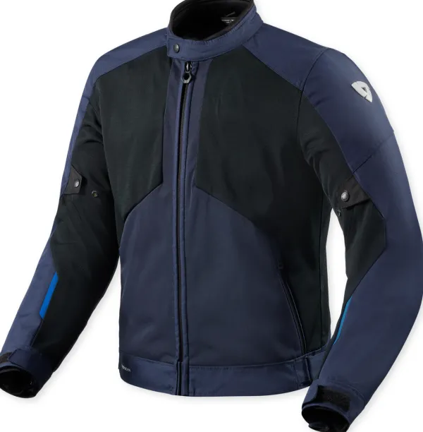 REV'IT Torque 3 H2O Motorjas Dark Blue/Black> Motorjassen