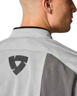 REV'IT Torque 3 H2O Motorjas Light Grey/Red><noscript><img width=