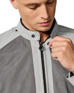 REV'IT Torque 3 H2O Motorjas Light Grey/Red><noscript><img width=
