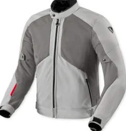 REV'IT Torque 3 H2O Motorjas Light Grey/Red><noscript><img width=