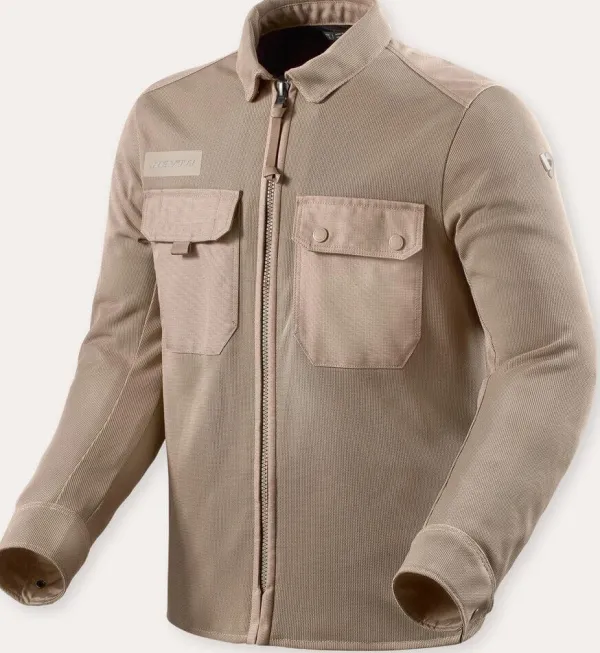 REV'IT Tracer Air 3 Motorjas Overshirt Sand> Motorjassen