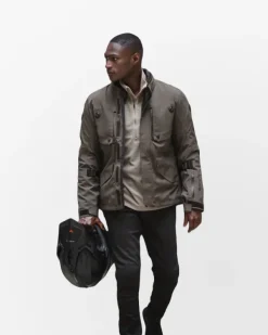 REV'IT Trench 2 GTX Motorjas Black Olive> Motorjassen