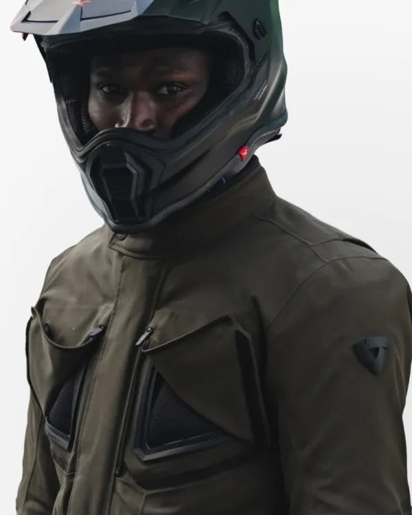 REV'IT Trench 2 GTX Motorjas Black Olive> Motorjassen