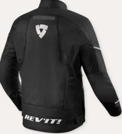 REV'IT Undulate H2O Motorjas Black/White> Motorjassen
