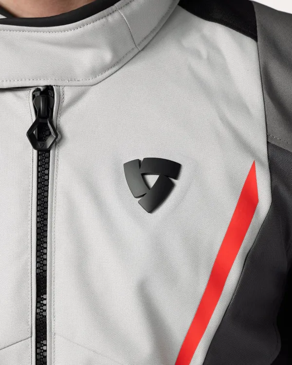 REV'IT Undulate H2O Motorjas Silver/Grey> Motorjassen