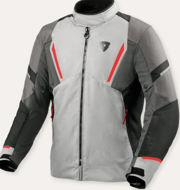 REV'IT Undulate H2O Motorjas Silver/Grey> Motorjassen