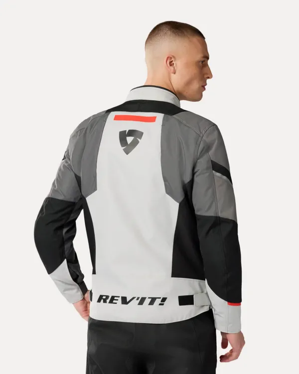 REV'IT Undulate H2O Motorjas Silver/Grey> Motorjassen