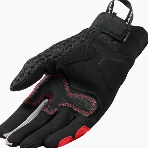 REV'IT Veloz Ladies Gloves Black/Red> Motorhandschoenen