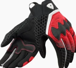 REV'IT Veloz Ladies Gloves Black/Red> Motorhandschoenen