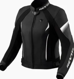REV'IT Xena 4 Ladies Motorjas Black/White> Motorjassen