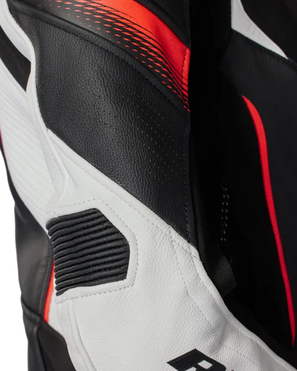 REV'IT Xena 4 Ladies Motorjas White/Neon Red> Motorjassen