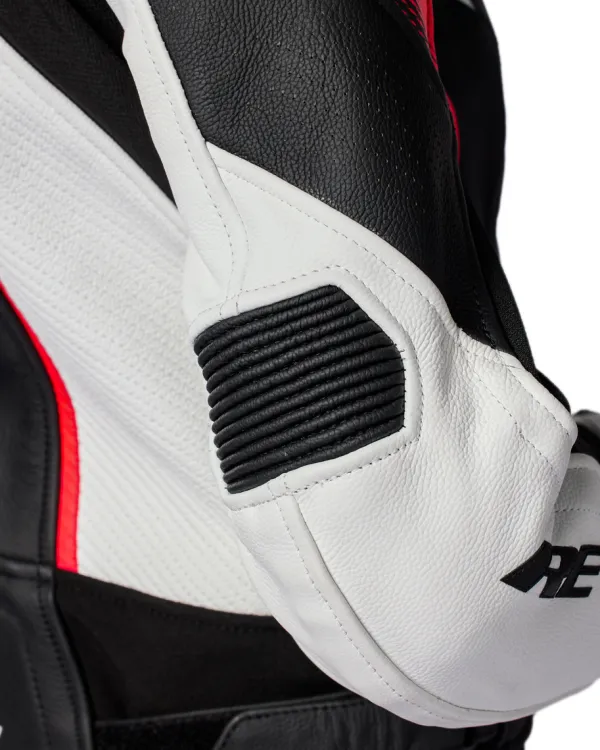 REV'IT Xena 4 Ladies Motorjas White/Neon Red> Motorjassen