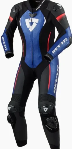 REV'IT Xena 4 Ladies Onepiece Black/Blue> Motorpakken