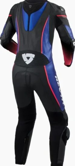 REV'IT Xena 4 Ladies Onepiece Black/Blue> Motorpakken