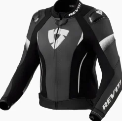REV'IT Xena 4 Pro Ladies Motorjas Black/White> Motorjassen