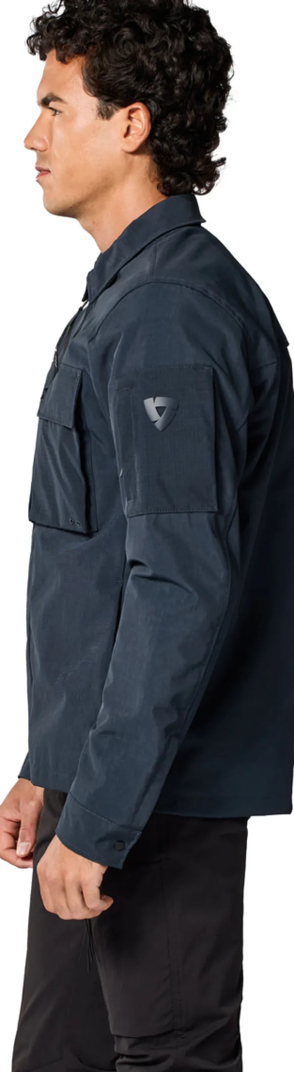 REV'IT Yaletown Motorjas Overshirt Dark Blue> Motorjassen