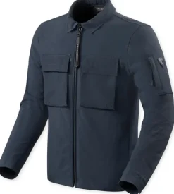 REV'IT Yaletown Motorjas Overshirt Dark Blue><noscript><img width=