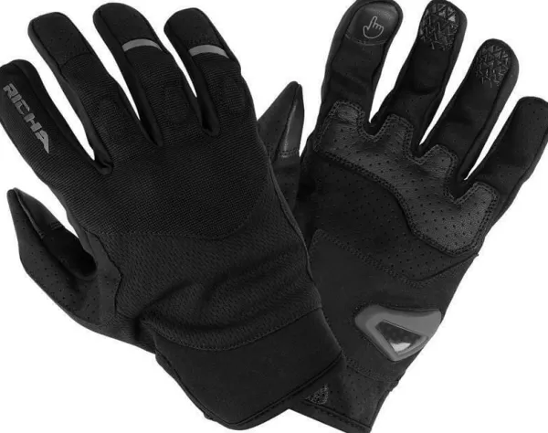 Richa Air Jet Gloves Black 100> Motorhandschoenen