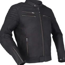 Richa Charleston Motorjas Black 100> Motorjassen