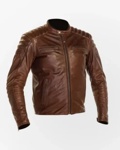 Richa Daytona 2 Motorjas Brown 1000> Motorjassen