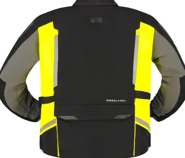 Richa Infinity 3 Pro Motorjas Black/Yellow 1650> Motorjassen