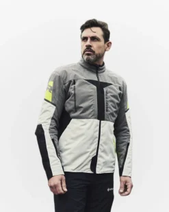 Richa Orion GTX Motorjas Grey/Yellow Fluo> Motorjassen