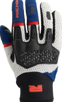 Richa Sandblast Gloves Blue/Red> Motorhandschoenen