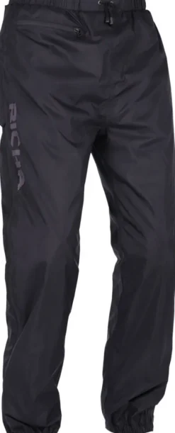 Richa Side-Zip Rain Trousers Black 100> Regenkleding