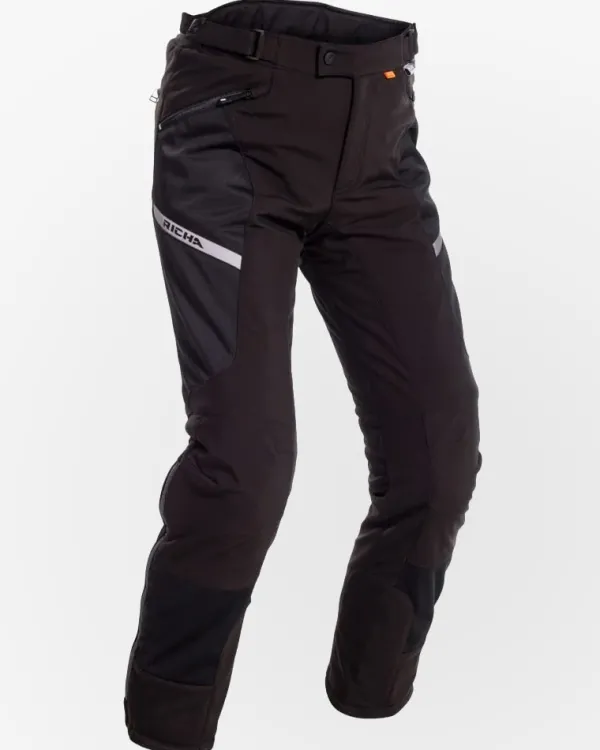 Richa Softshell Mesh Waterproof Motorbroek Black 100> Motorbroeken