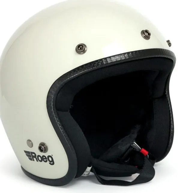 Roeg Jett Fog White> Retro Helmen|Jethelmen