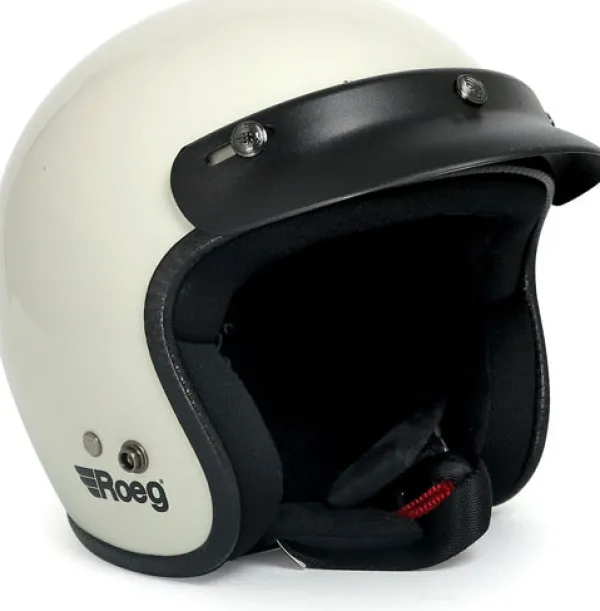 Roeg Jett Fog White> Retro Helmen|Jethelmen