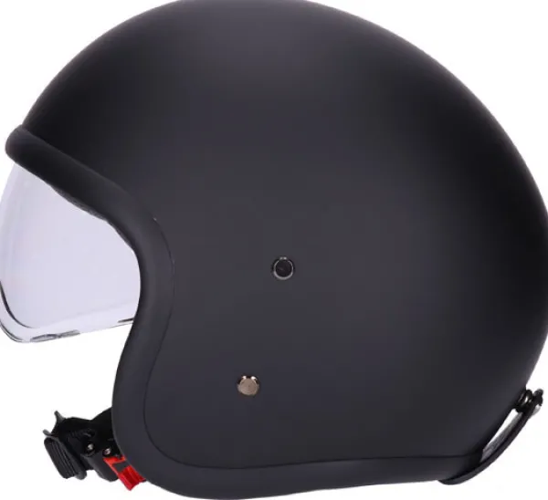 Roeg Sundown Matte Black> Retro Helmen|Integraalhelmen