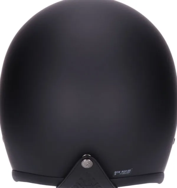 Roeg Sundown Matte Black> Retro Helmen|Integraalhelmen