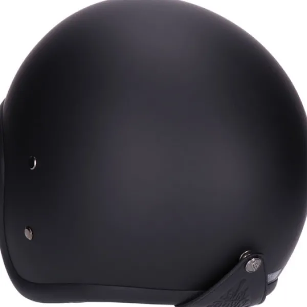 Roeg Sundown Matte Black> Retro Helmen|Integraalhelmen
