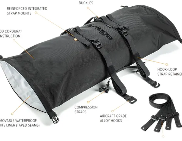 Kriega Rollpack 20 Black 101> Achtertassen