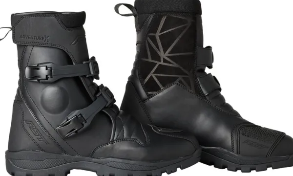 RST ADV-X mid Waterproof CE Boots Black>Heren Heren Motorlaarzen|Adventure Motorlaarzen