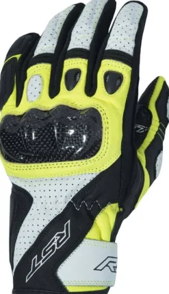 RST Stunt III Gloves Fluo Yellow> Motorhandschoenen