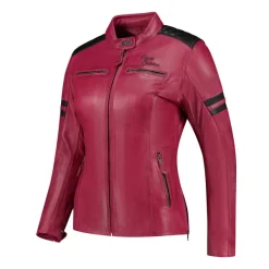 Rusty Stitches Joyce V2 Ladies Motorjas Cherry/Black 505> Motorjassen