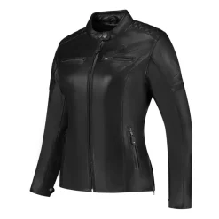 Rusty Stitches Joyce V2 Ladies Motorjas Black 100> Motorjassen