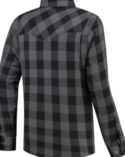 Rusty Stitches Super Neil-25 Motorjas Grey-Black> Motorjassen