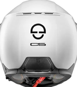Schuberth C5 ANC White 202> Systeemhelmen|Helmen Met Zonnevizier