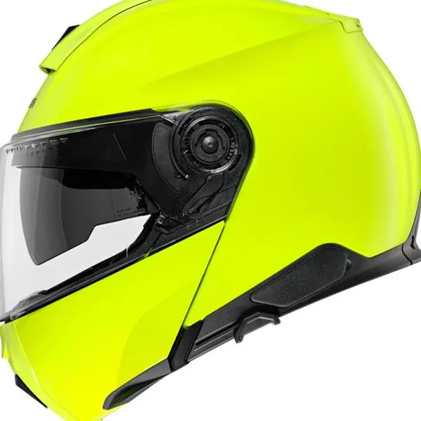 Schuberth C5 Fluo Yellow 707> Systeemhelmen|Helmen Met Zonnevizier